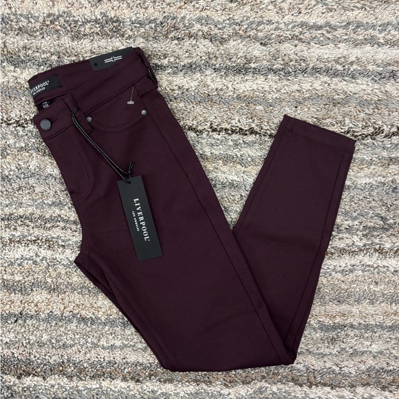 Liverpool Skinny Jeans/Jeggings In Aubergine Sz 0/25P NWT | Liverpool Skinny - - Picture 13 of 13